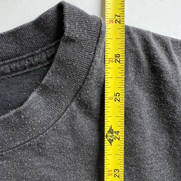 Vintage Nike Force Basketball Swoosh Single Stitch T Shirt Faded Black M USA - Picture 9 of 9